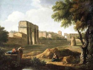 Rome- A View of the Forum 1720s