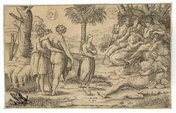 Joseph Interpreting Dreams To His Brothers - view 1