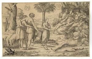 Joseph Interpreting Dreams To His Brothers