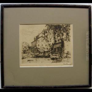 The Old Mill by John William Beatty
