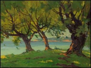 Willows, Lake Ontario by John William Beatty