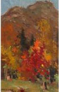 An Autumn Hillside by John William Beatty