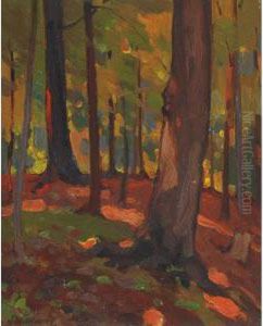 Woodland Interior by John William Beatty