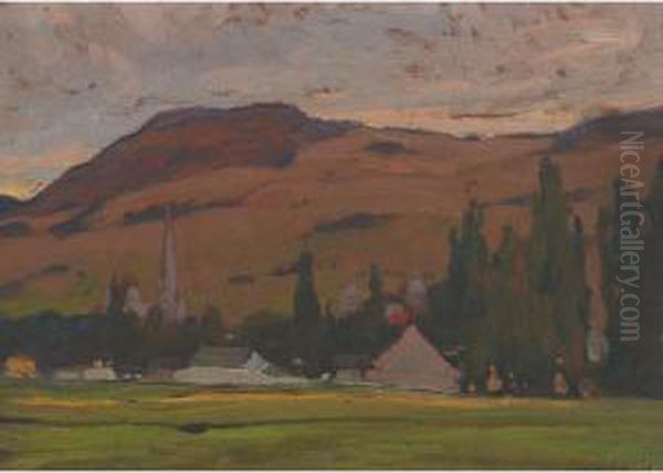 Village With Church - view 1