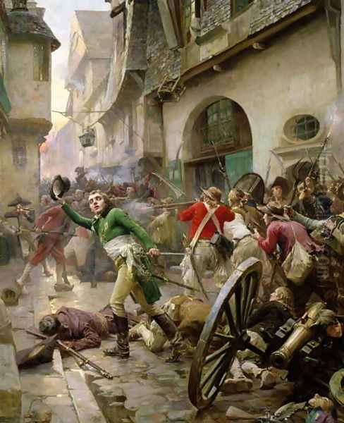 Henri de La Rochejaquelein at the Battle of Cholet, 17th October 1793 - view 1
