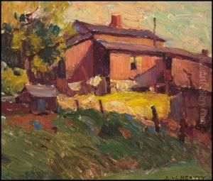 Red Barn In A Landscape