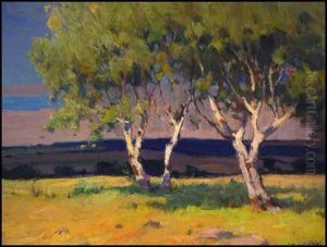 Birches Near Canton, Ontario by John William Beatty