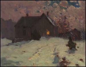 Winter Moonlight by John William Beatty
