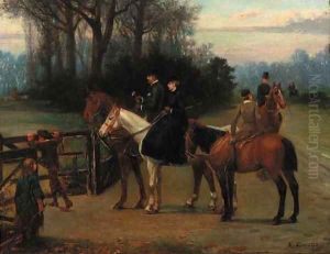 The morning ride, a hunt beyond by Filippo Baratti