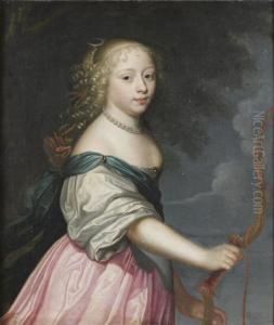 Portrait De Jeune Femme En Diane