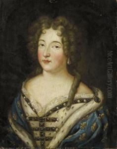 Portrait De Marie-therese D'autriche, Reine De France