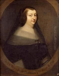 Portrait De Charlotte Marguerite De Montmorency