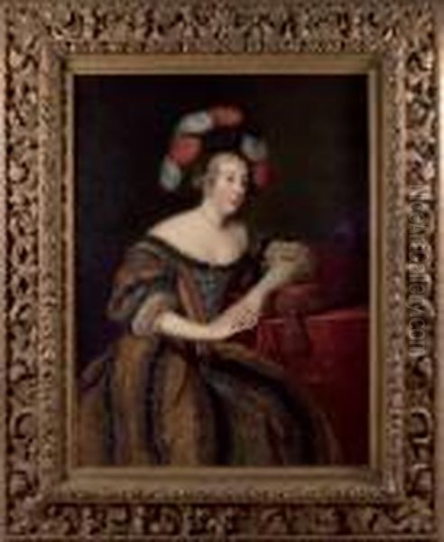 Portrait De Femme Accoudee - view 1