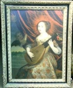 Portrait Of A Woman With Lute