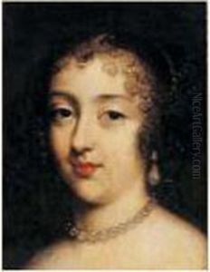 Portrait Presume De La Marquise De Sevigne by Henri Beaubrun