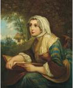 Ritratto Di Giovinetta by Jean Beauduin