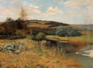 A Pastoral Landscape by Jean Beauduin