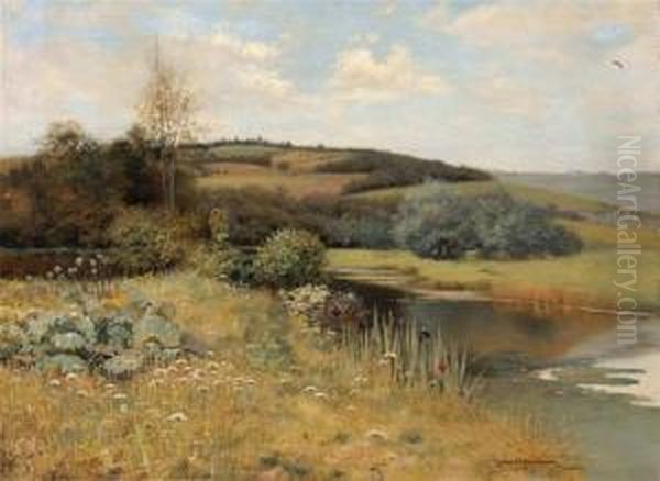 Pastoral And River Landscape - view 1