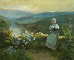 A
Rest In The Garden by Jean Beauduin