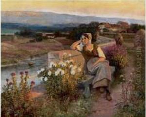 Jeune Femme A La Riviere Jeune Femme A La Riviere