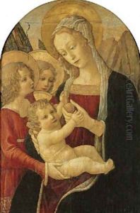 The Madonna and Child with angels by Benedetto Bonfigli