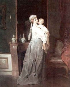 Motherly affection by Robert Julius Beyschlag