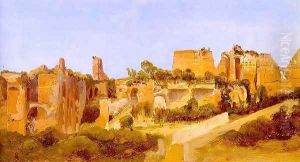 The Ruins of the Septizonium on the Palatine in Rome 1829