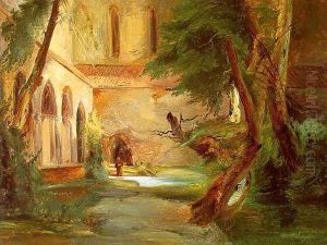 Monastery in the Wood 1835 by Charles Blechen