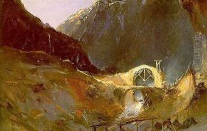 The Building of the Devil's Bridge 1833 The Building of the Devil's Bridge 1833