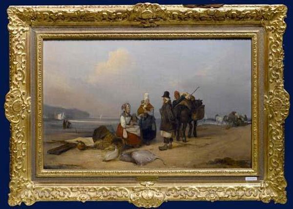 Personen Am Strand. - view 1