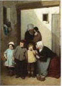 Off To School by Joseph Beaume