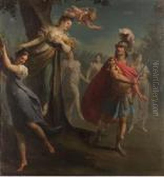 Armida Enchanting Rinaldo; And The Warriors In Armida'sgarden - view 1