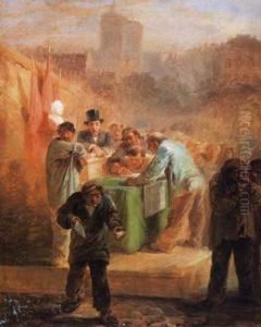 Enrolements Volontaires A Paris by Wilfred Constant Beauquesne