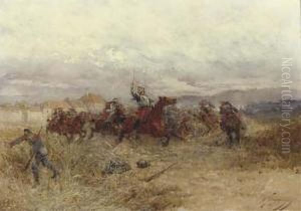 Battle Scene In France - view 1