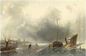At The Height Of The Battle by Wilfred Constant Beauquesne