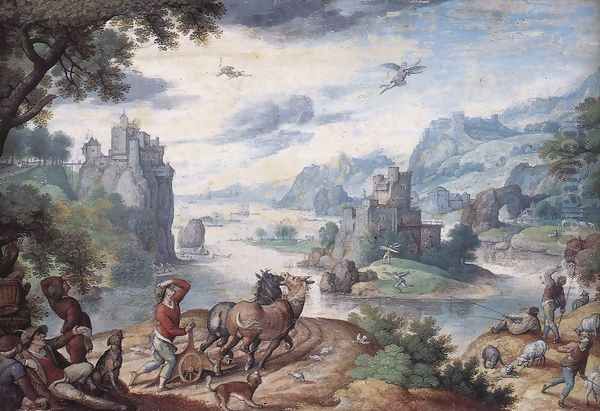 Landscape with the Fall of Icarus - view 1