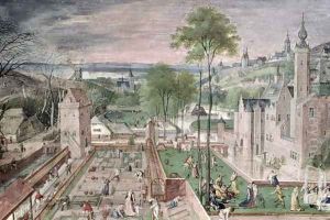 Spring in the Castle Garden 1584 by Hans Bol