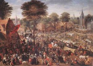 Village Feast (Annual Fair) by Hans Bol