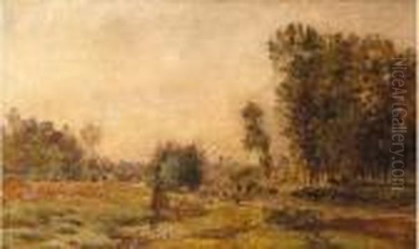Promeneuse Pres D'une Riviere - view 1