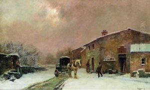 Hiver, La Halte Au Tabac