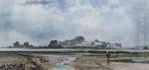 Elizabeth Castle From The Left Of The Causeway, Jersey Elizabeth Castle From The Left Of The Causeway, Jersey