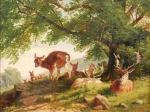 Deer In Longleatpark by Richard Beavis