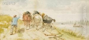 Near Arles On The Rhone by Richard Beavis