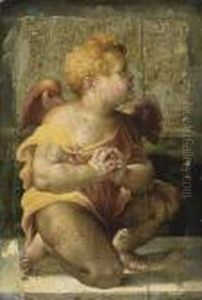 Un Ange En Priere by Domenico Beccafumi