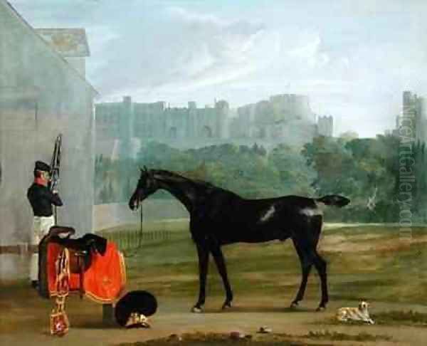 Outside the Guard House at Windsor - view 1
