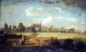 A View of Eton from the Playing Fields by Edmund Bristow
