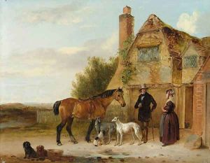 Setting off for the Morning Ride by Edmund Bristow