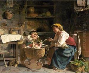 The New Baby by Luigi Bechi