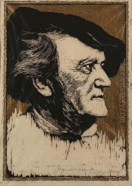 Portrait Of Richard Wagner - view 1
