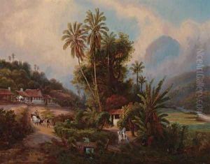Hacienda Azucarera de San Esteban, Cerca de Puerto Cabello by Ferdinand Bellerman